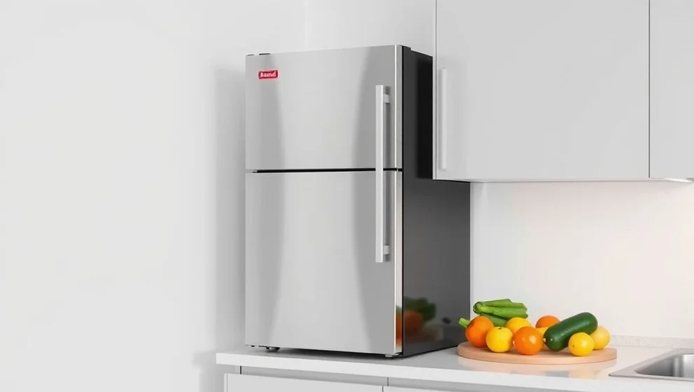 Kyl och frys kombi sparar utrymme i köket